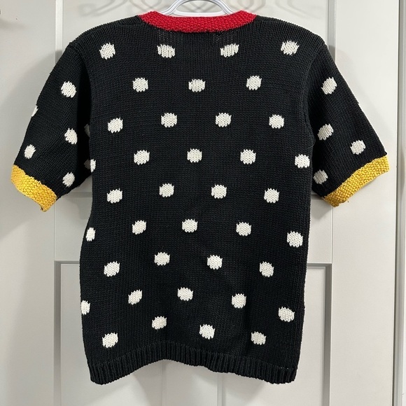 Vintage 1992 Susan Bristol Polka Dot Cardi size smalll - Picture 2 of 3